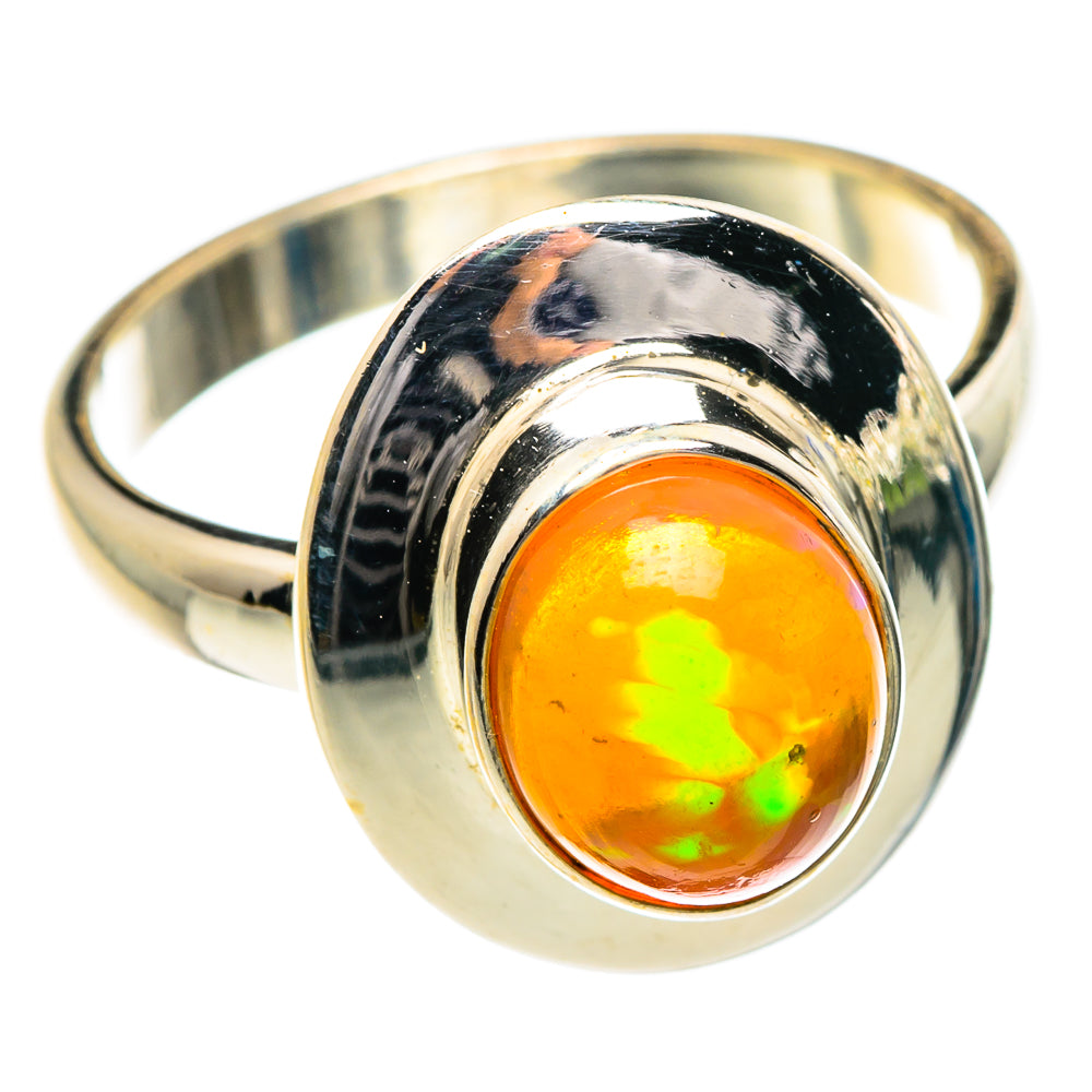 Ethiopian Opal Rings handcrafted by Anasilvercos - RING84580