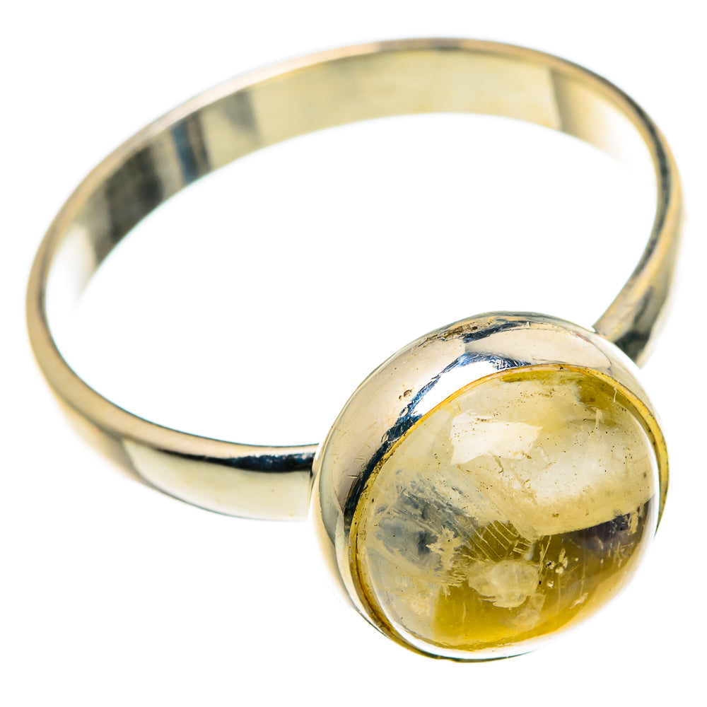 Yellow Moonstone Rings handcrafted by Anasilvercos - RING84583 - Photo 2