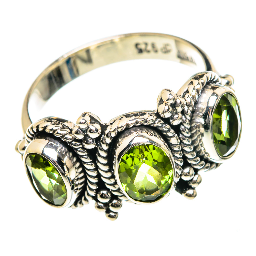 Peridot Rings handcrafted by Anasilvercos - RING84591