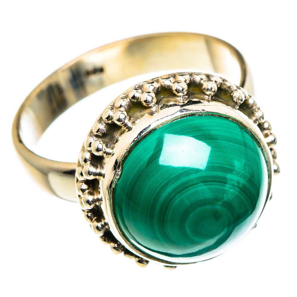 Malachite Rings handcrafted by Anasilvercos - RING84593