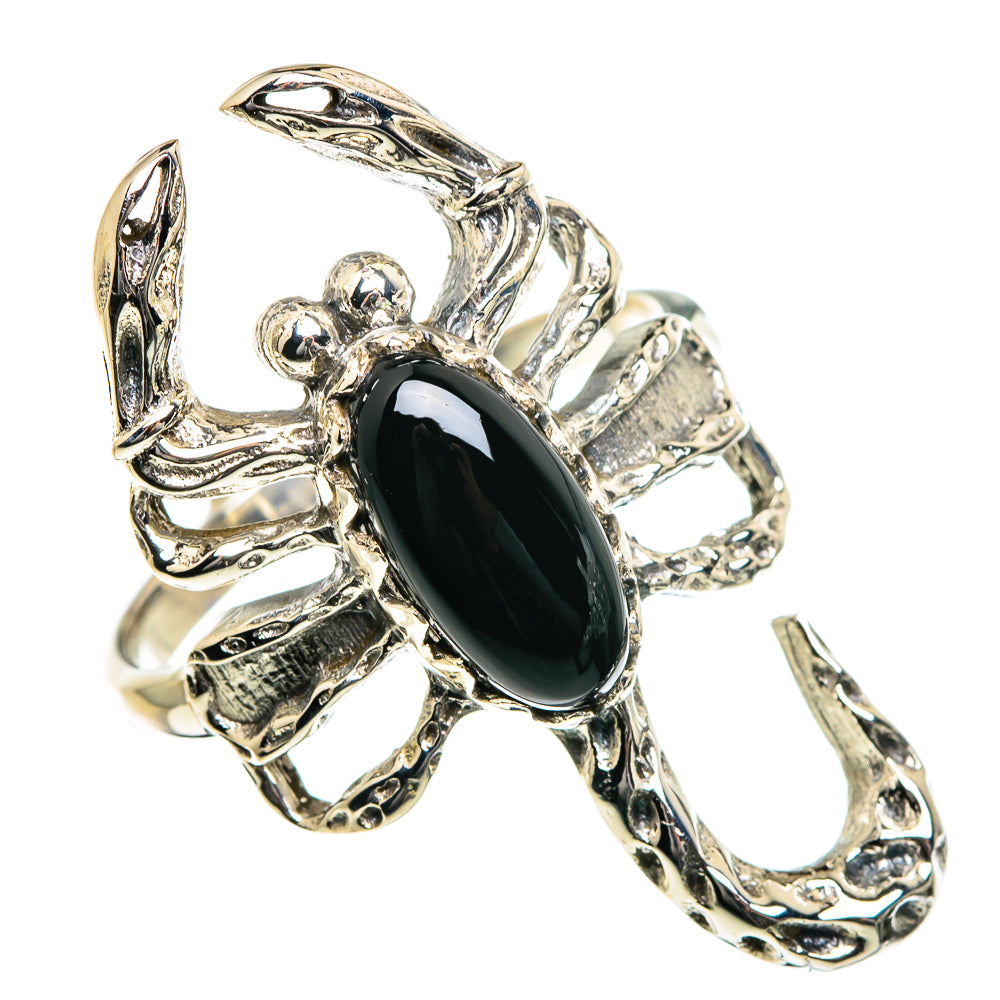 Black Onyx Rings handcrafted by Anasilvercos - RING84613
