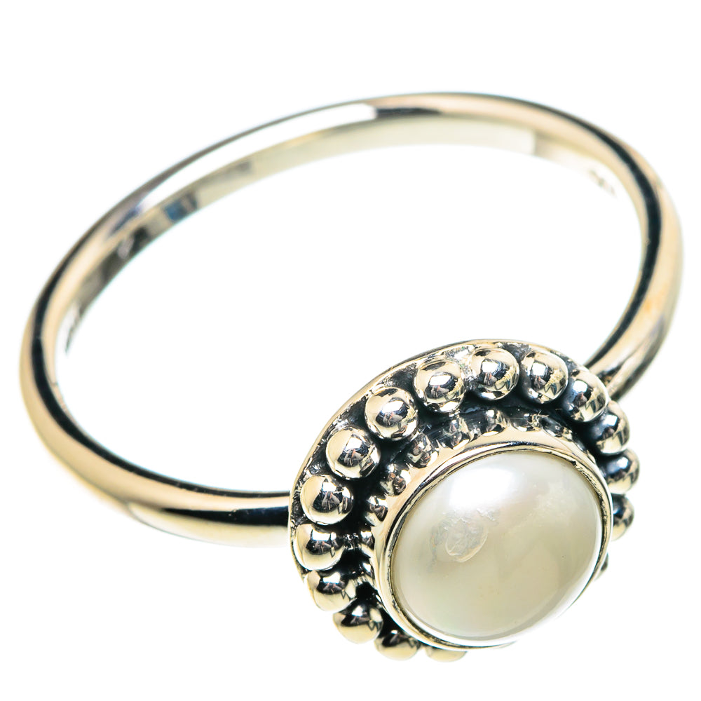 Cultured Pearl Rings handcrafted by Anasilvercos - RING84617