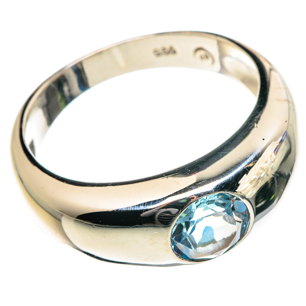 Blue Topaz Rings handcrafted by Anasilvercos - RING84628