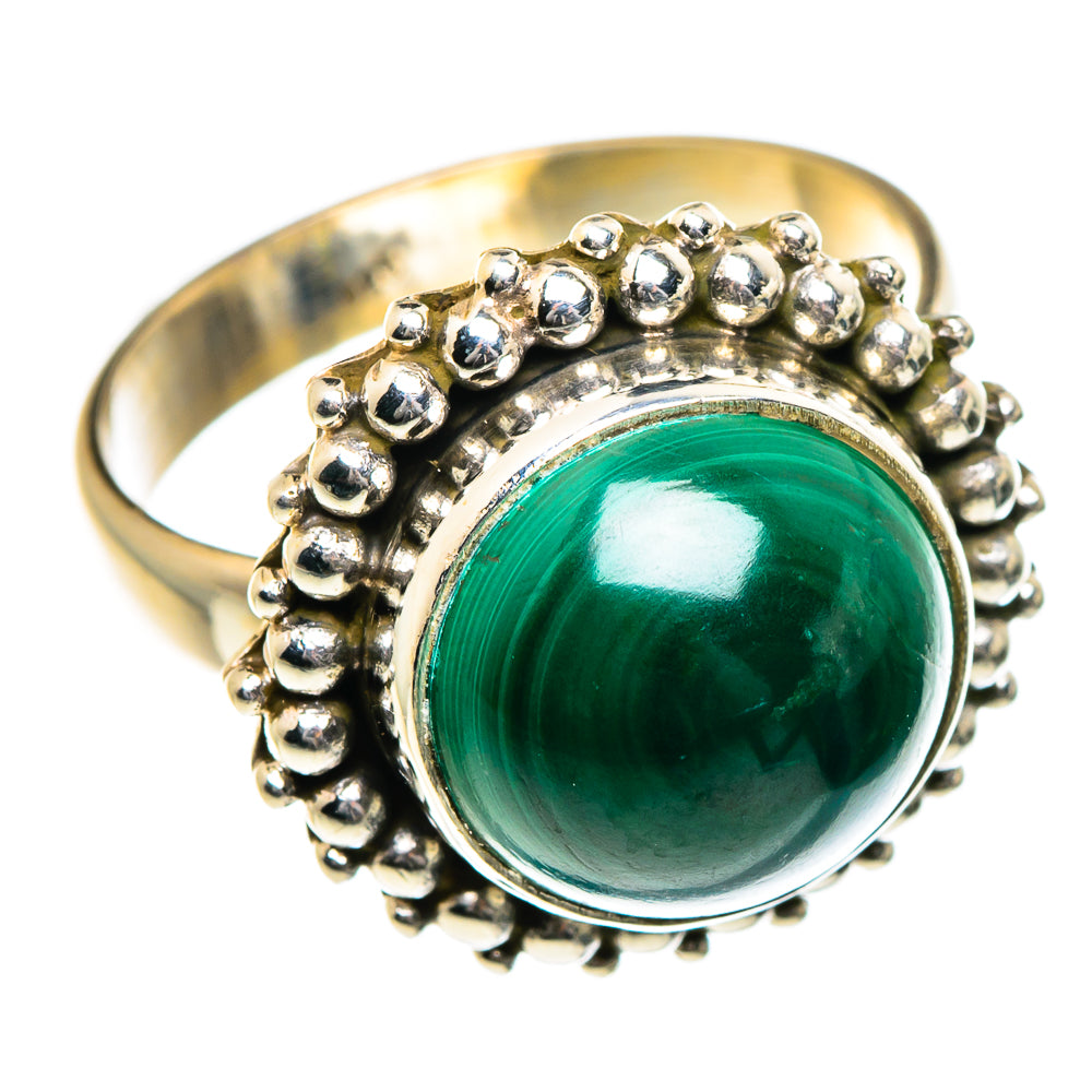 Malachite Rings handcrafted by Anasilvercos - RING84632