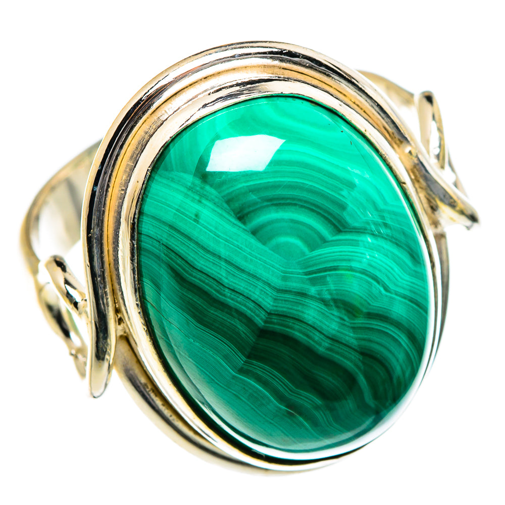 Malachite Rings handcrafted by Anasilvercos - RING84669