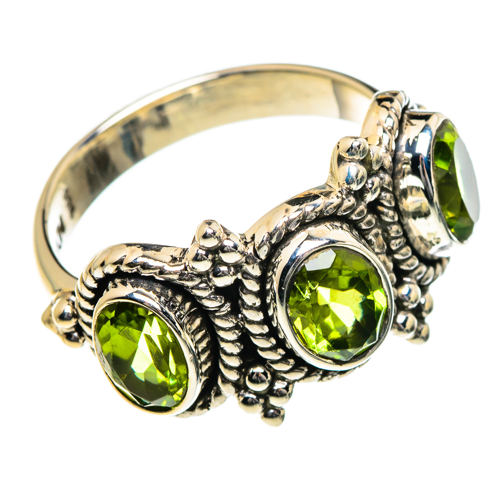 Peridot Rings handcrafted by Anasilvercos - RING84671