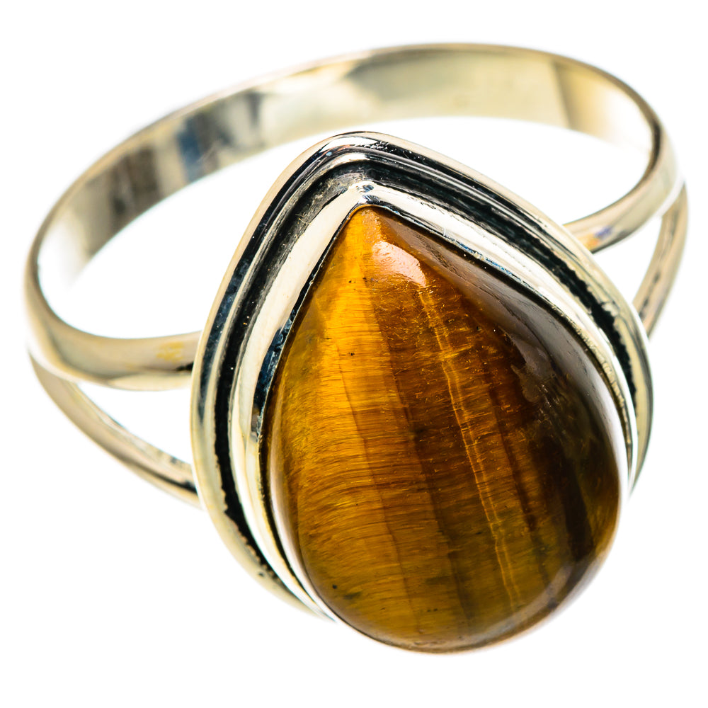 Tiger Eye Rings handcrafted by Anasilvercos - RING84676