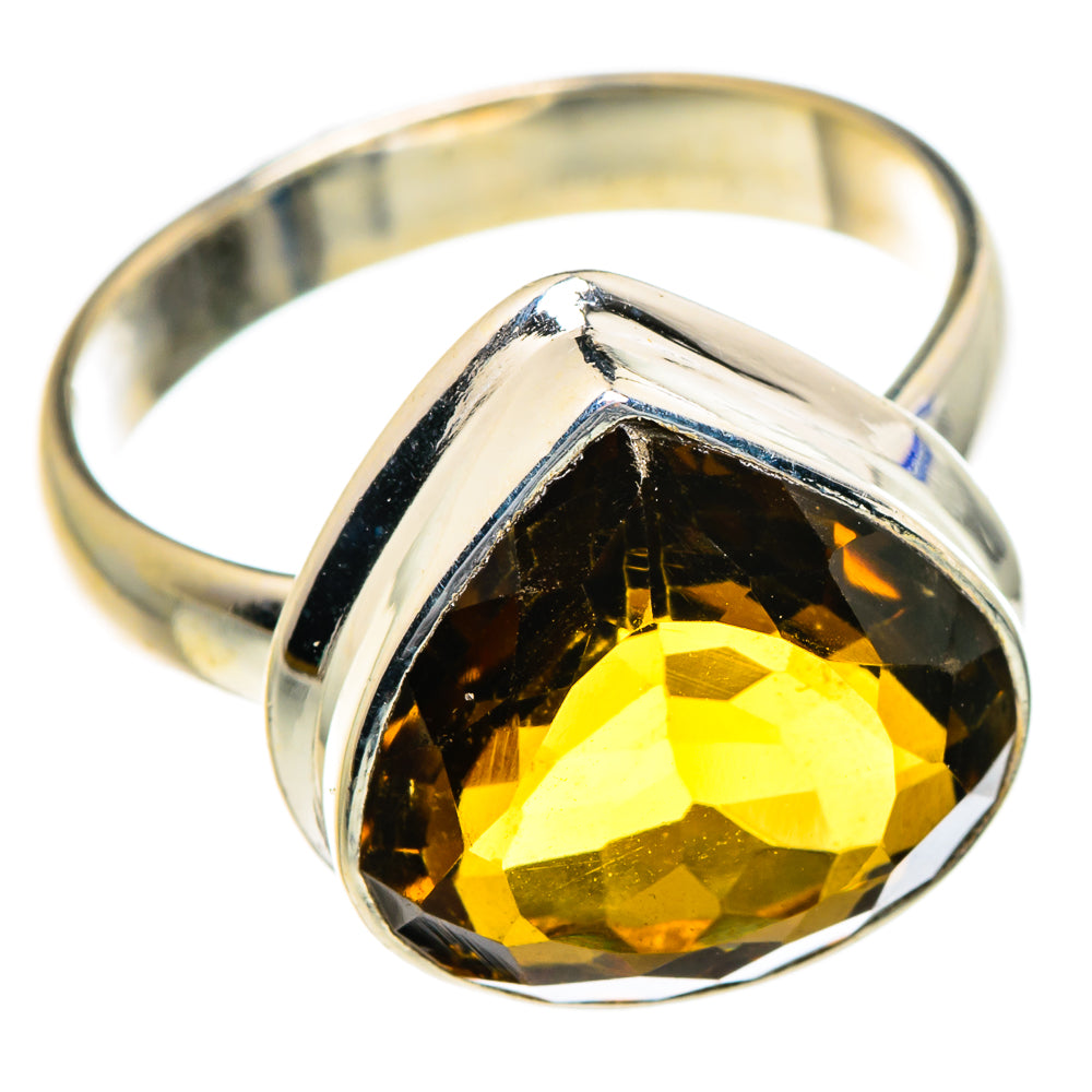 Mandarin Citrine Rings handcrafted by Anasilvercos - RING84677