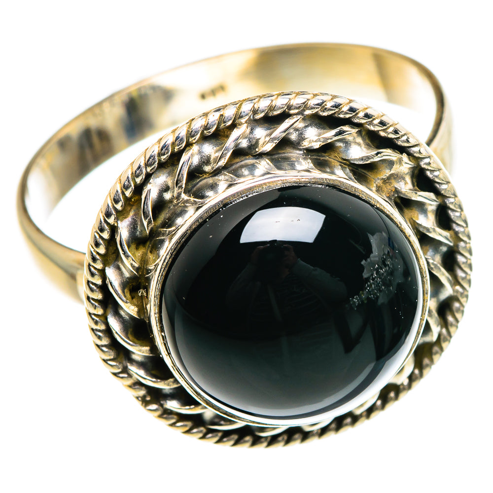 Black Onyx Rings handcrafted by Anasilvercos - RING84689
