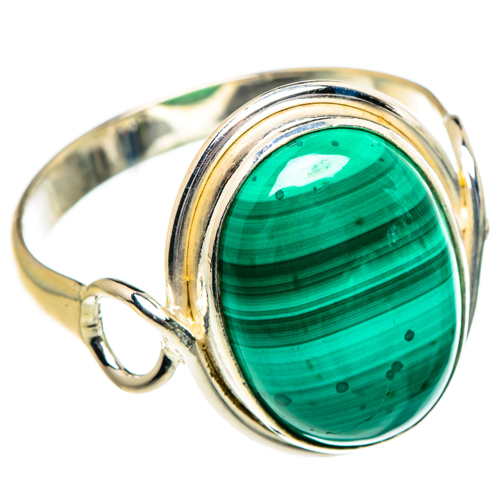 Malachite Rings handcrafted by Anasilvercos - RING84707