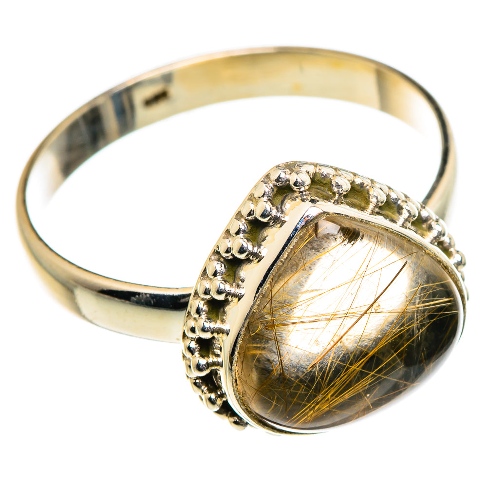 Rutilated Quartz Rings handcrafted by Anasilvercos - RING84723