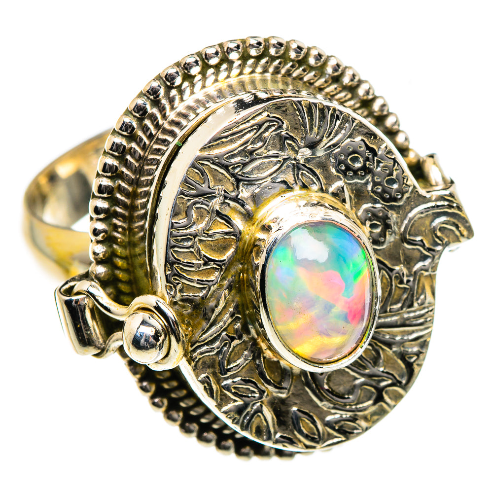 Ethiopian Opal Rings handcrafted by Anasilvercos - RING84742
