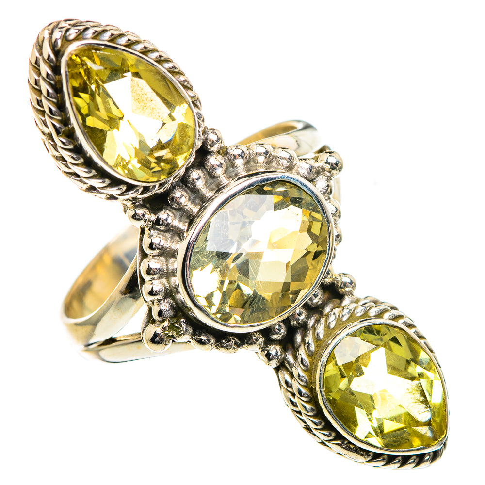 Citrine Rings handcrafted by Anasilvercos - RING84746