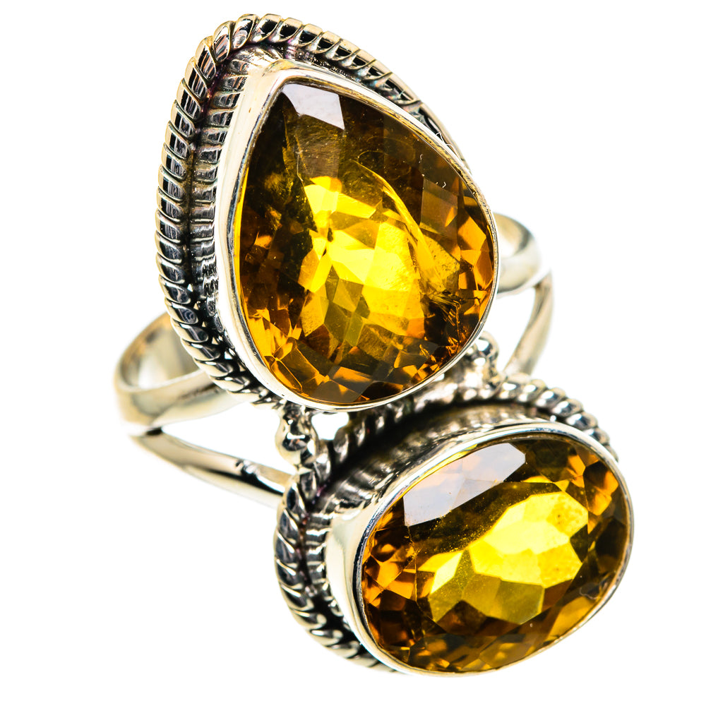 Mandarin Citrine Rings handcrafted by Anasilvercos - RING84758