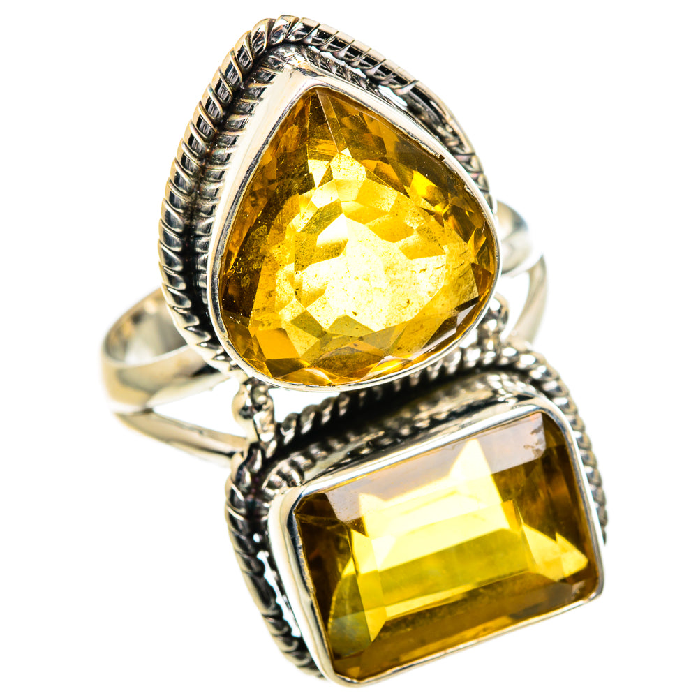 Mandarin Citrine Rings handcrafted by Anasilvercos - RING84759