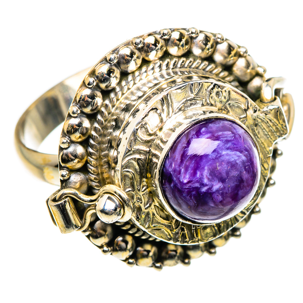 Charoite Rings handcrafted by Anasilvercos - RING84762