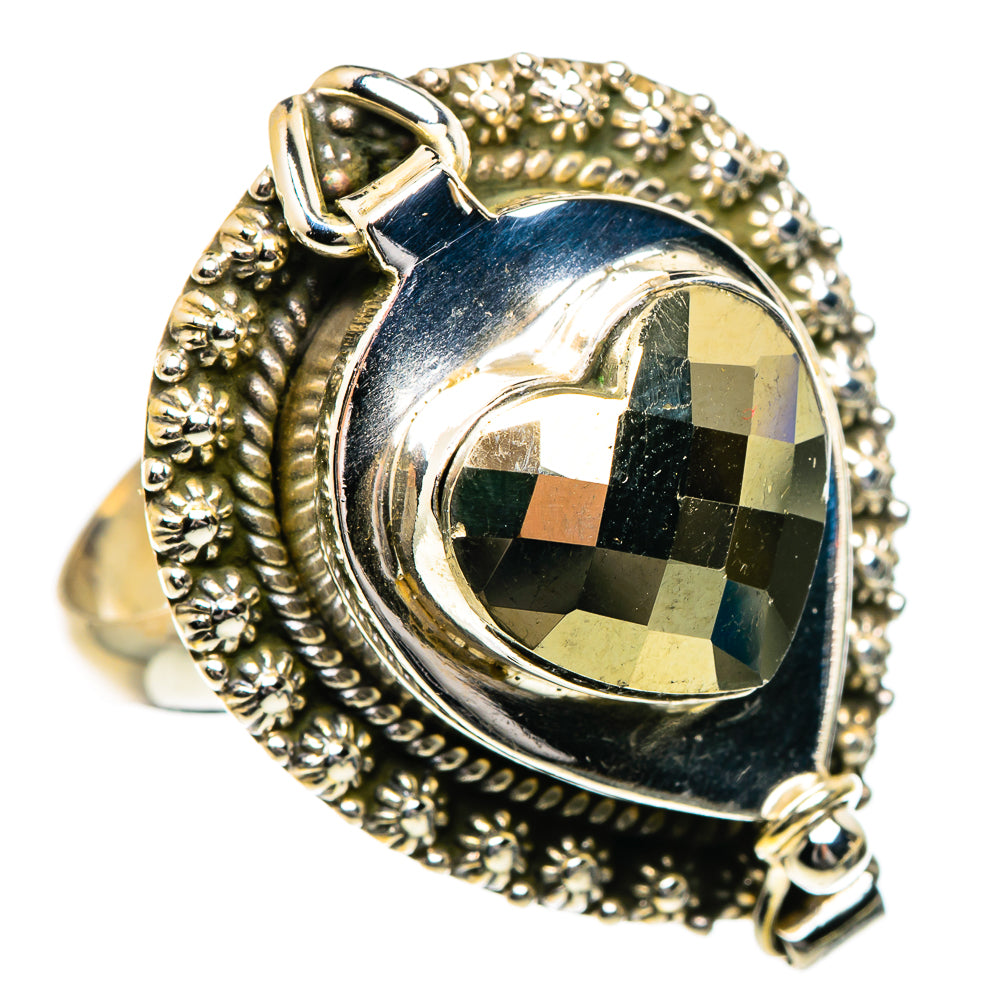 Green Amethyst Rings handcrafted by Anasilvercos - RING84764