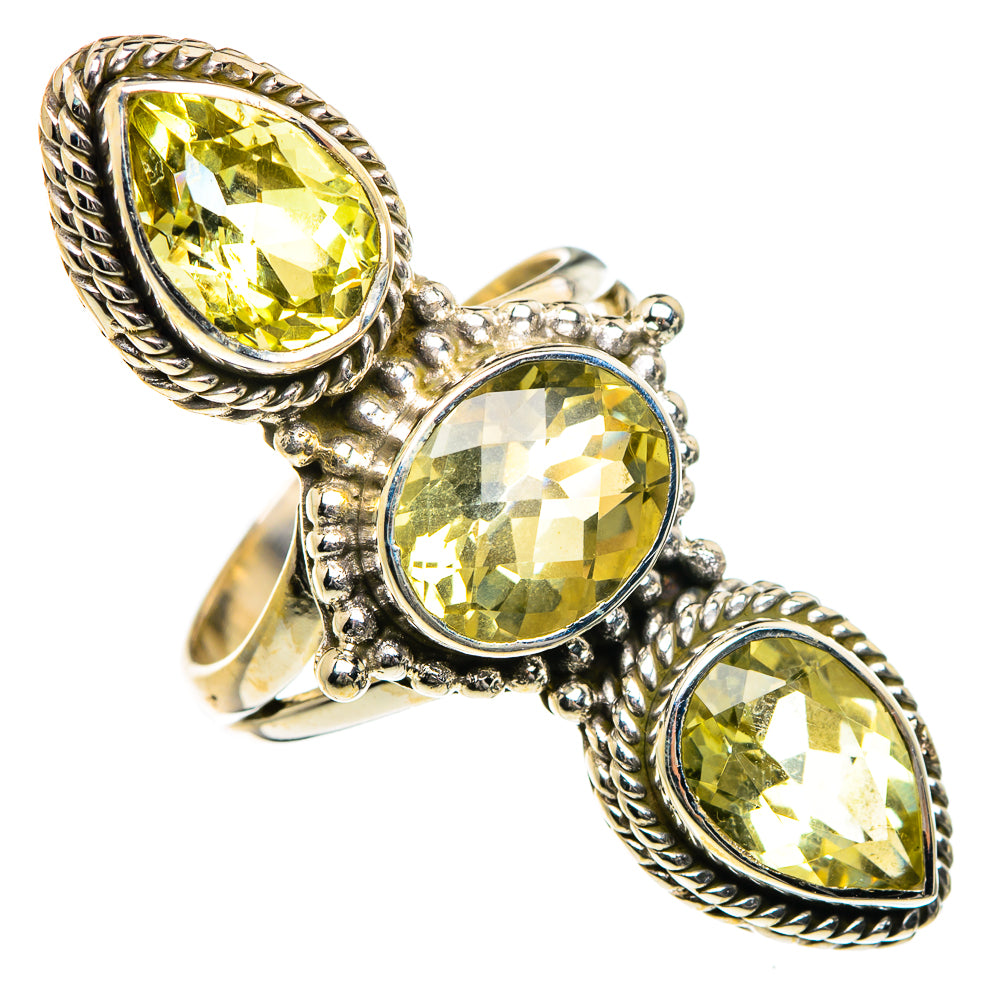Citrine Rings handcrafted by Anasilvercos - RING84769