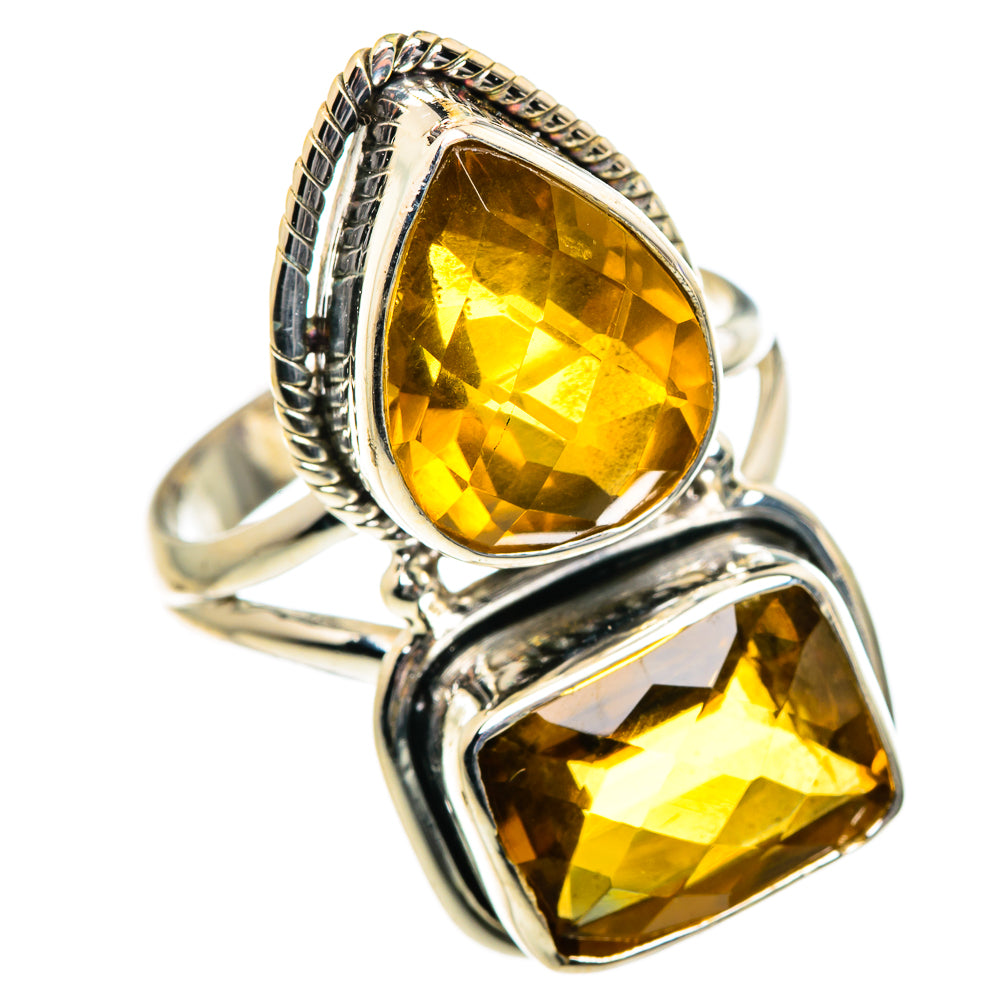 Mandarin Citrine Rings handcrafted by Anasilvercos - RING84776