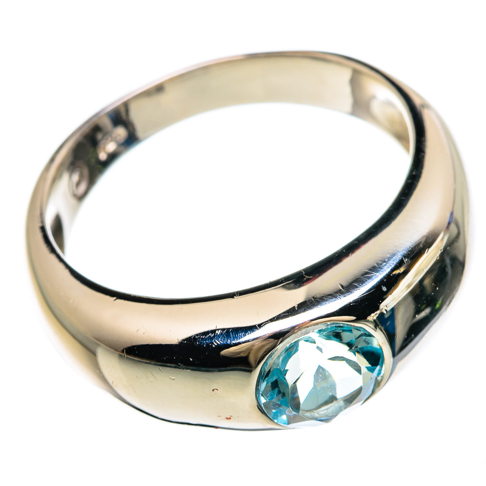 Blue Topaz Rings handcrafted by Anasilvercos - RING84779