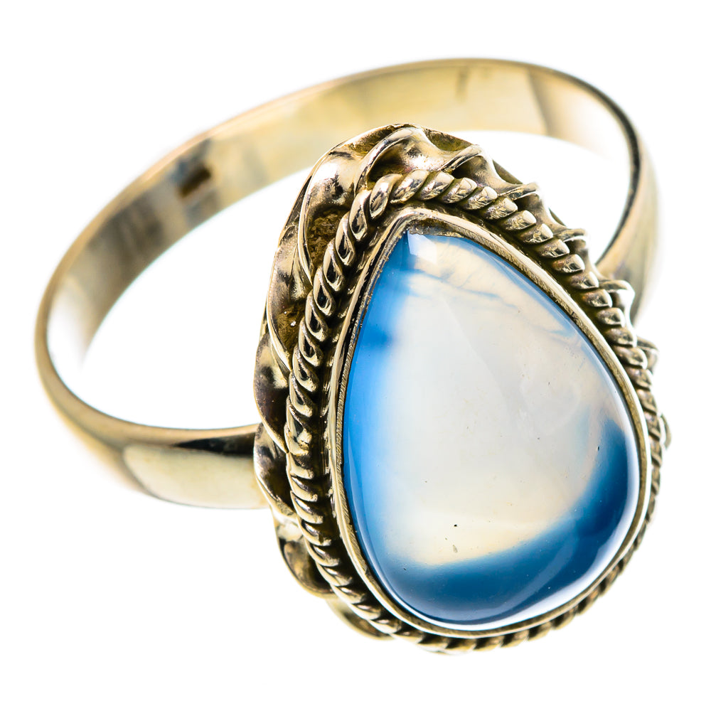 Aqua Chalcedony Rings handcrafted by Anasilvercos - RING84780
