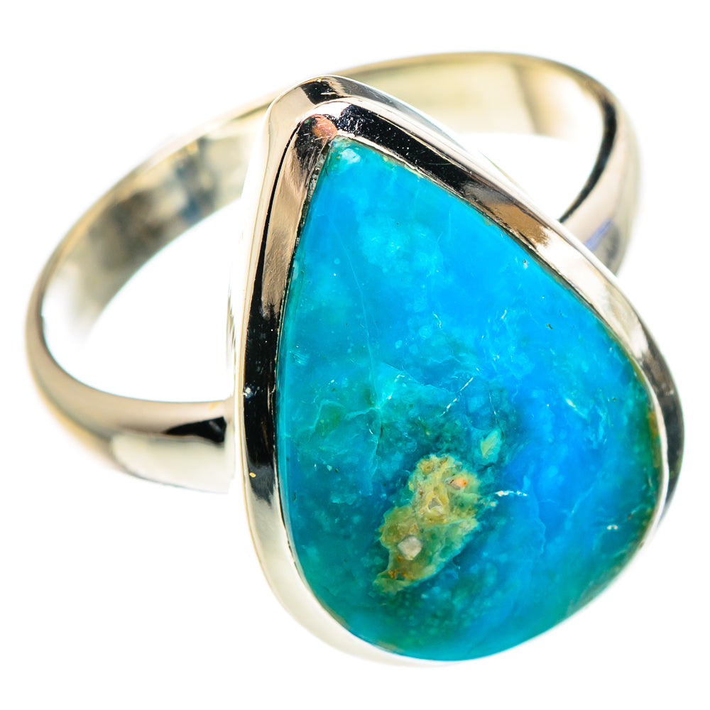 Chrysocolla Rings handcrafted by Anasilvercos - RING84784