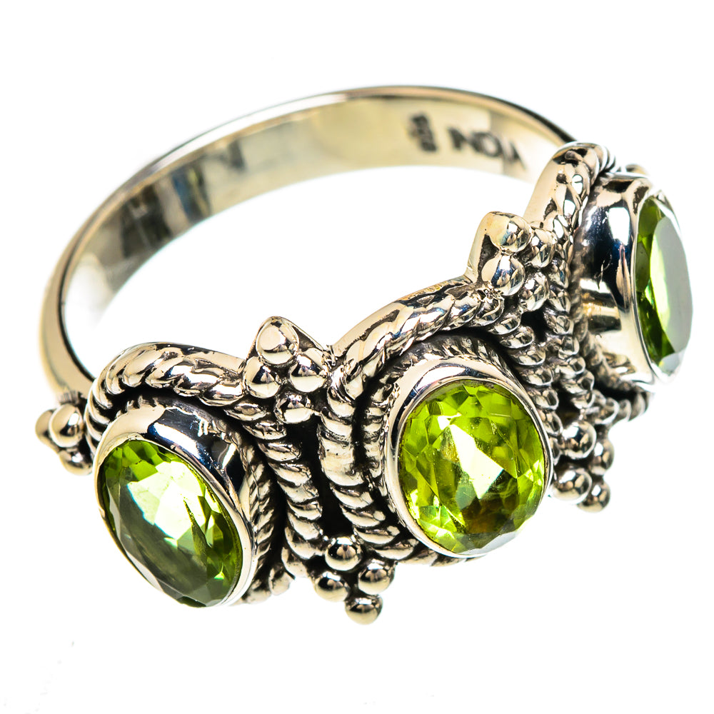 Peridot Rings handcrafted by Anasilvercos - RING84790