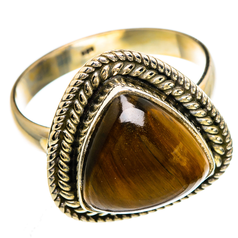 Tiger Eye Rings handcrafted by Anasilvercos - RING84796 - Photo 2