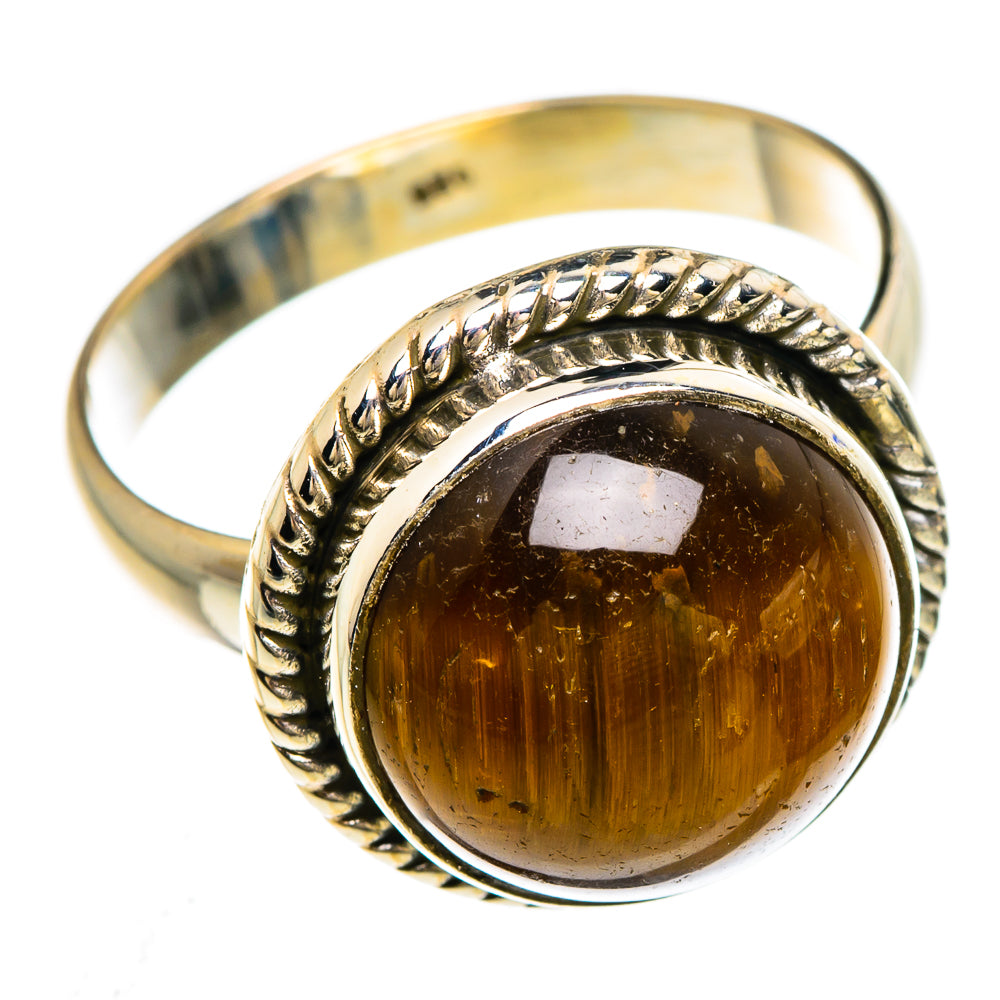 Tiger Eye Rings handcrafted by Anasilvercos - RING84797