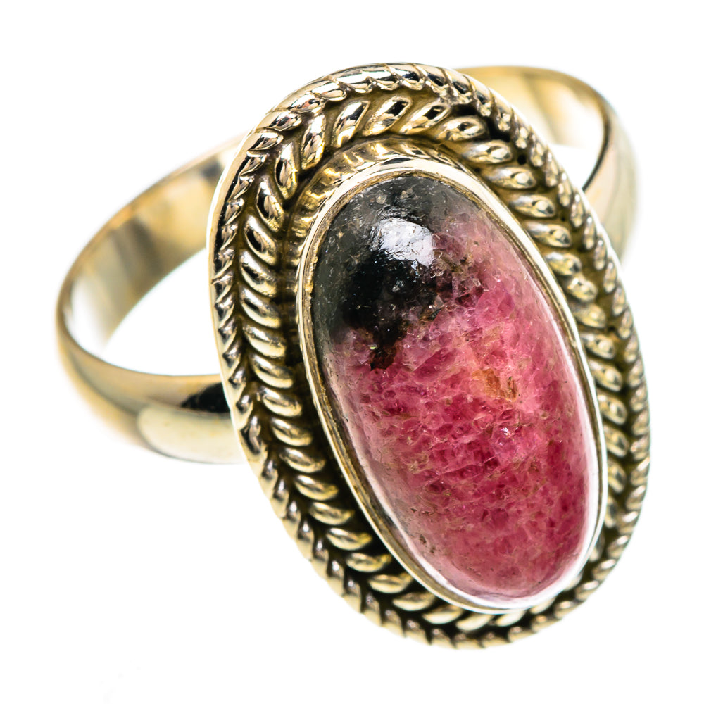 Rhodonite Rings handcrafted by Anasilvercos - RING84803