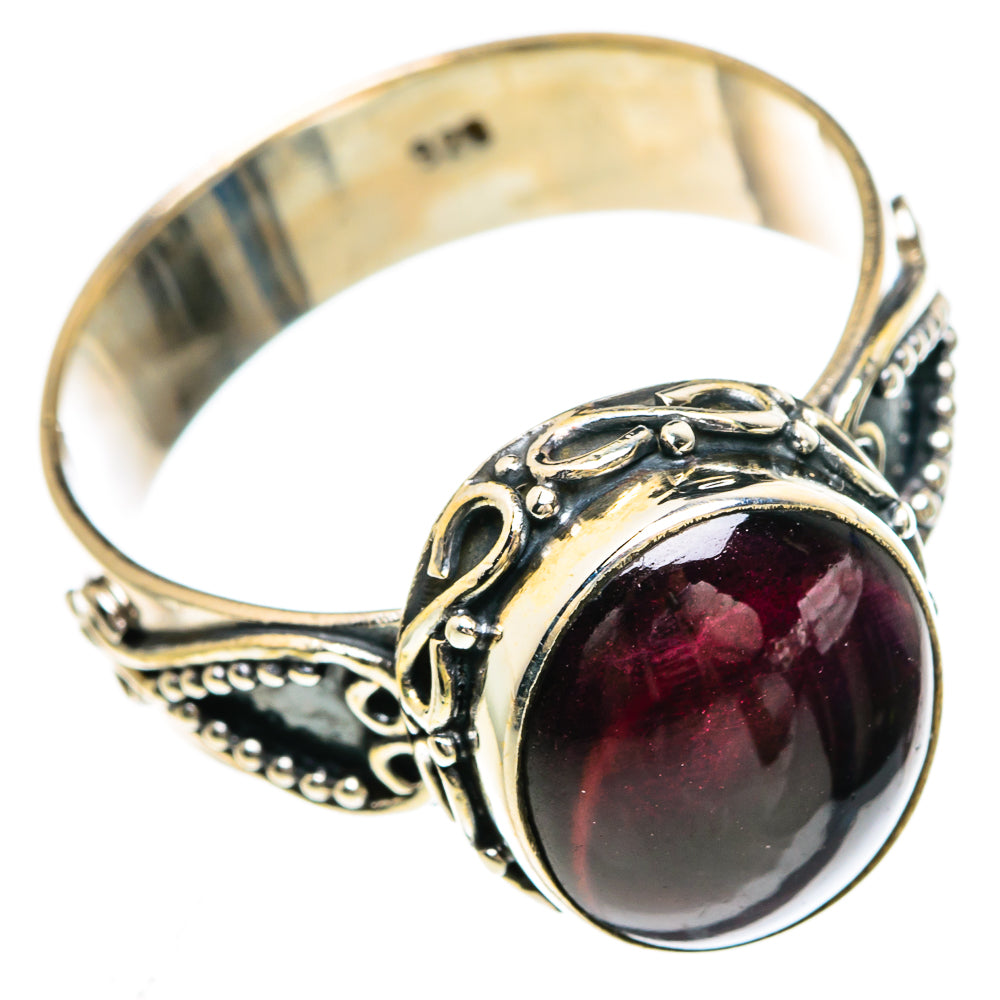 Garnet Rings handcrafted by Anasilvercos - RING84807