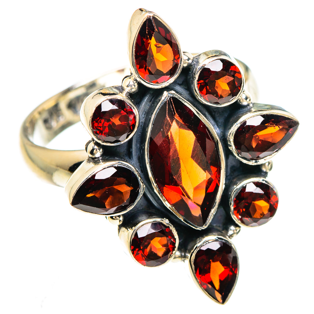 Garnet Rings handcrafted by Anasilvercos - RING84808