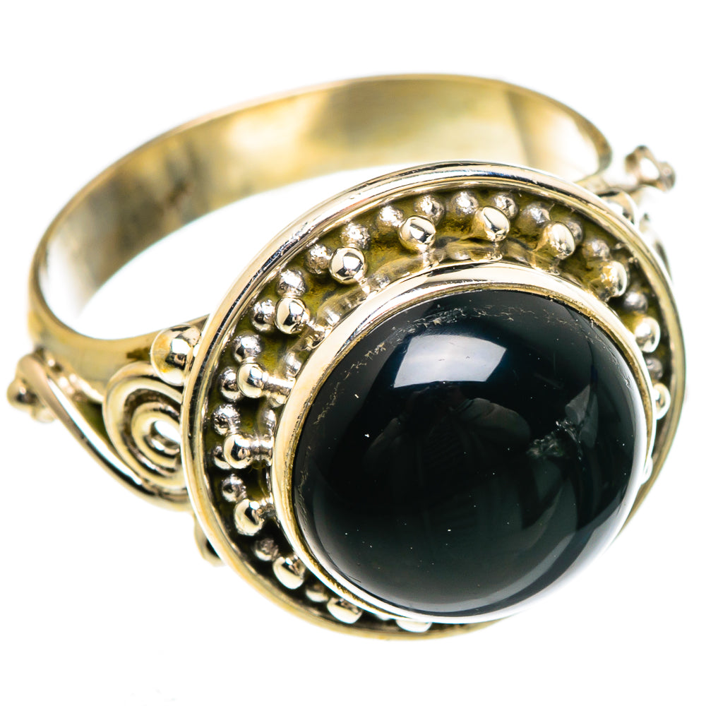 Black Onyx Rings handcrafted by Anasilvercos - RING84815