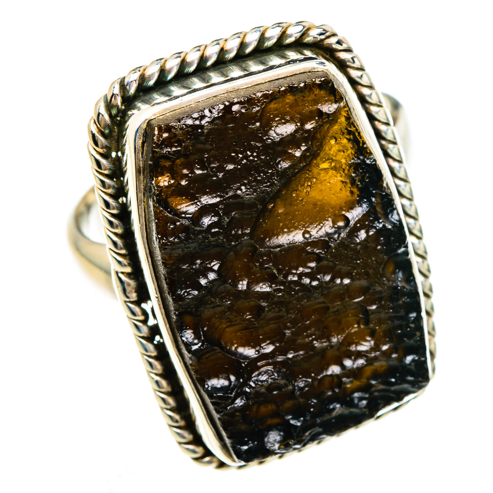 Tektite Rings handcrafted by Anasilvercos - RING84816
