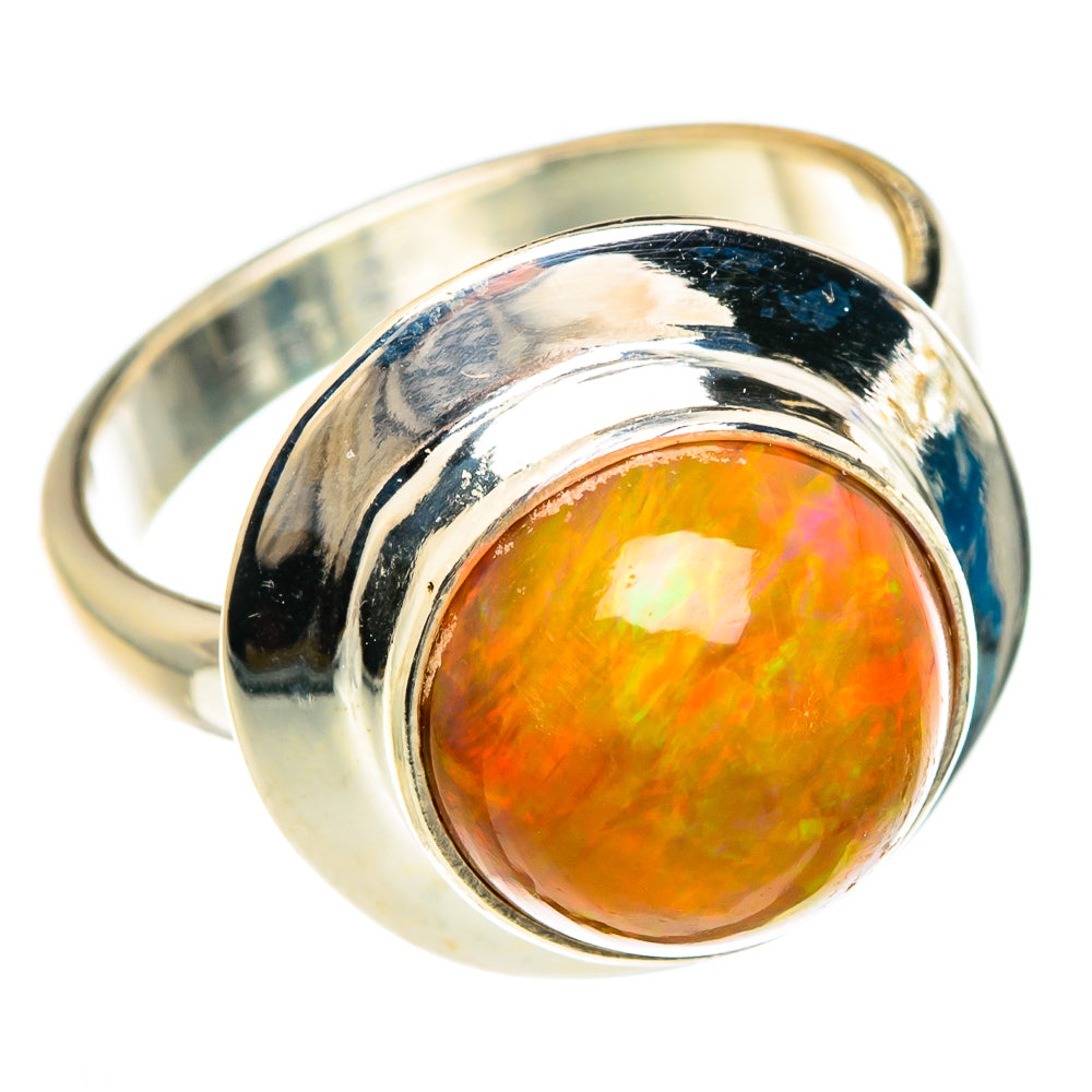 Ethiopian Opal Rings handcrafted by Anasilvercos - RING84824