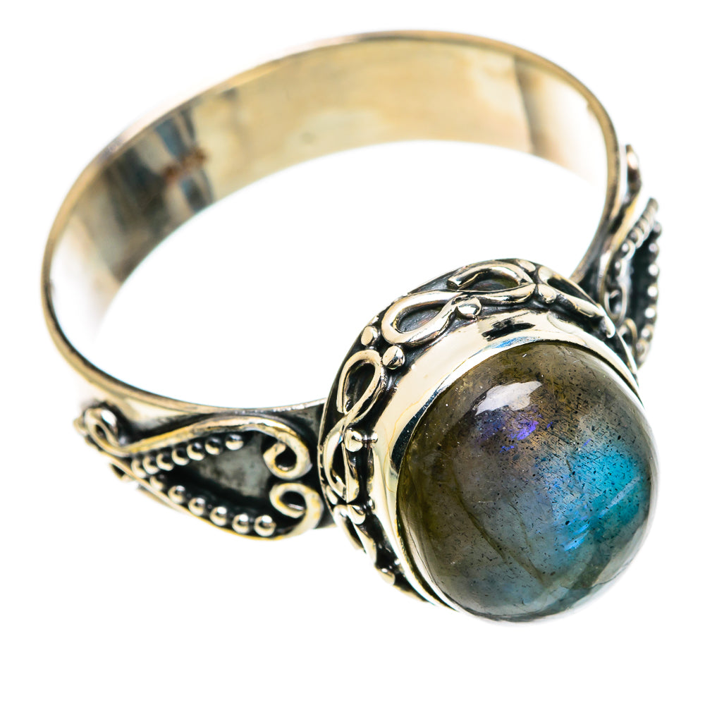 Labradorite Rings handcrafted by Anasilvercos - RING84834