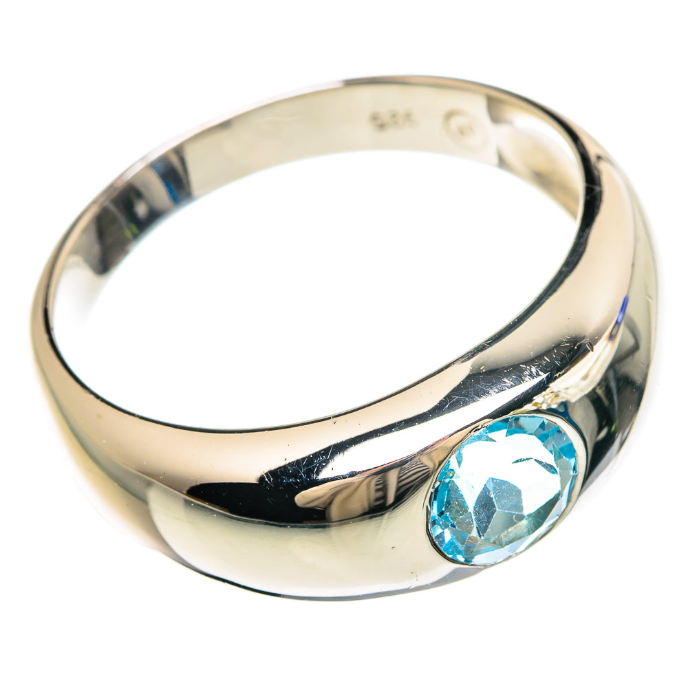 Blue Topaz Rings handcrafted by Anasilvercos - RING84839