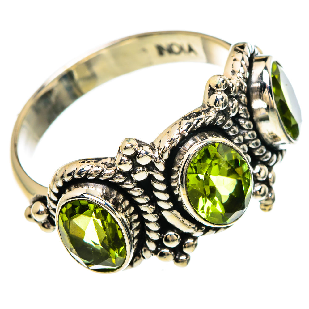 Peridot Rings handcrafted by Anasilvercos - RING84843