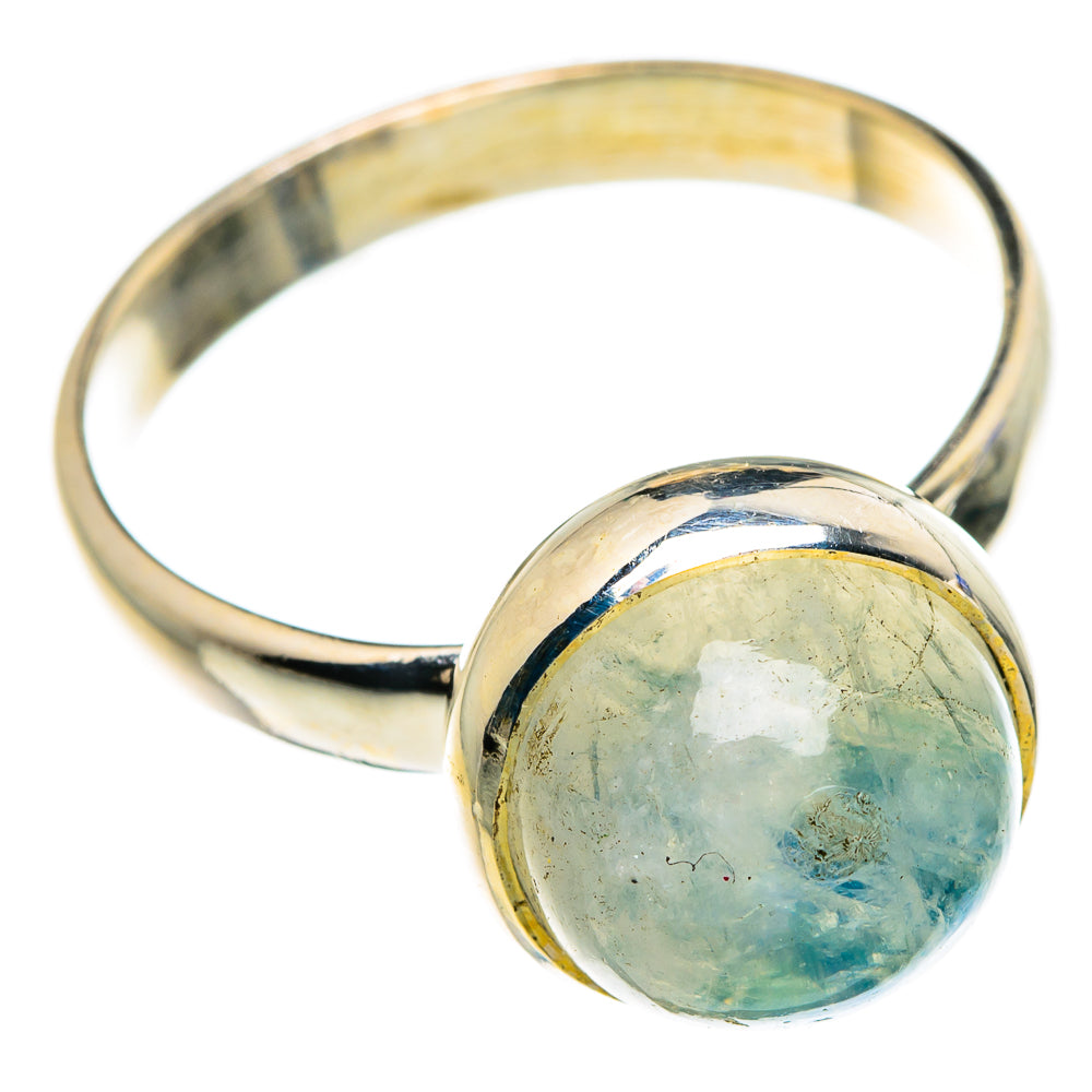 Green Moonstone Rings handcrafted by Anasilvercos - RING84845