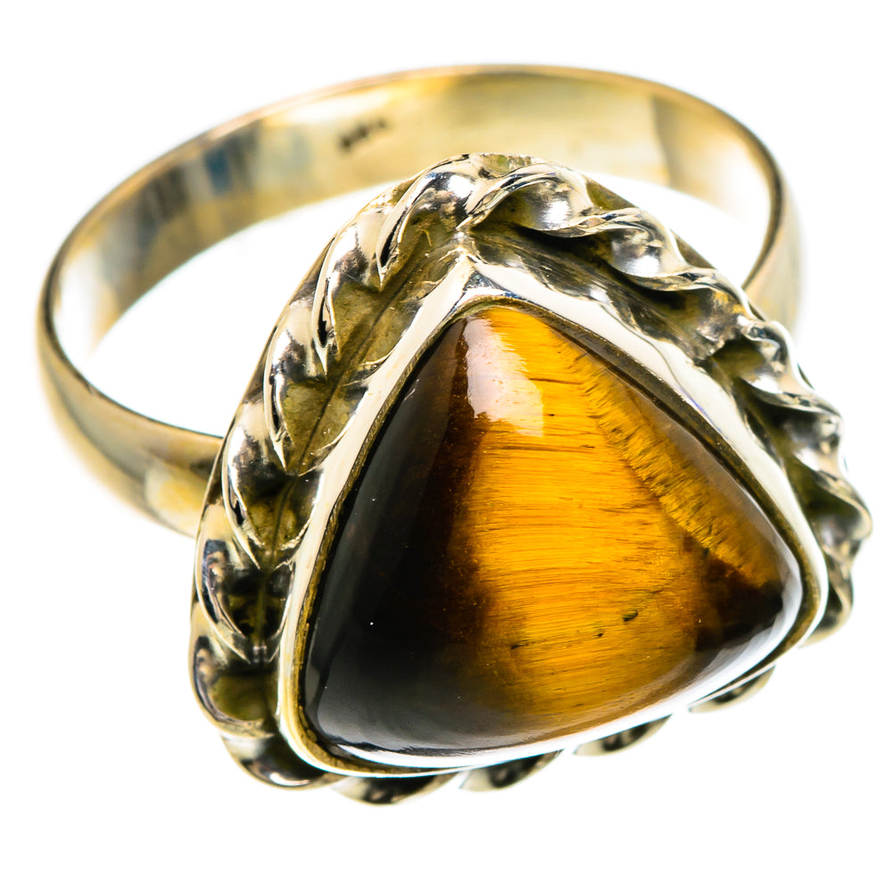 Tiger Eye Rings handcrafted by Anasilvercos - RING84847