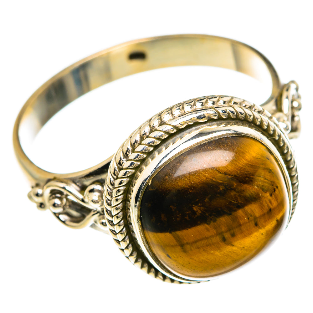 Tiger Eye Rings handcrafted by Anasilvercos - RING84850
