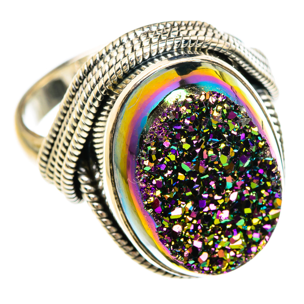 Titanium Druzy Rings handcrafted by Anasilvercos - RING84869