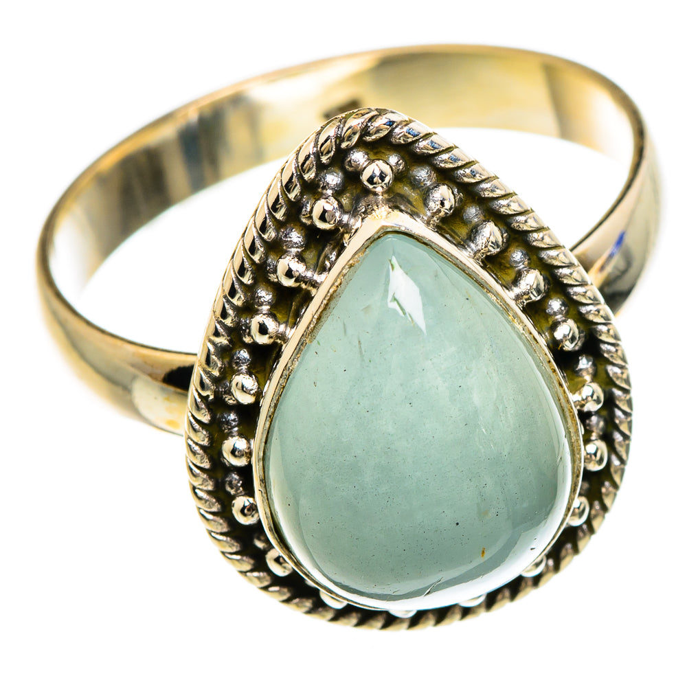 Aquamarine Rings handcrafted by Anasilvercos - RING84877
