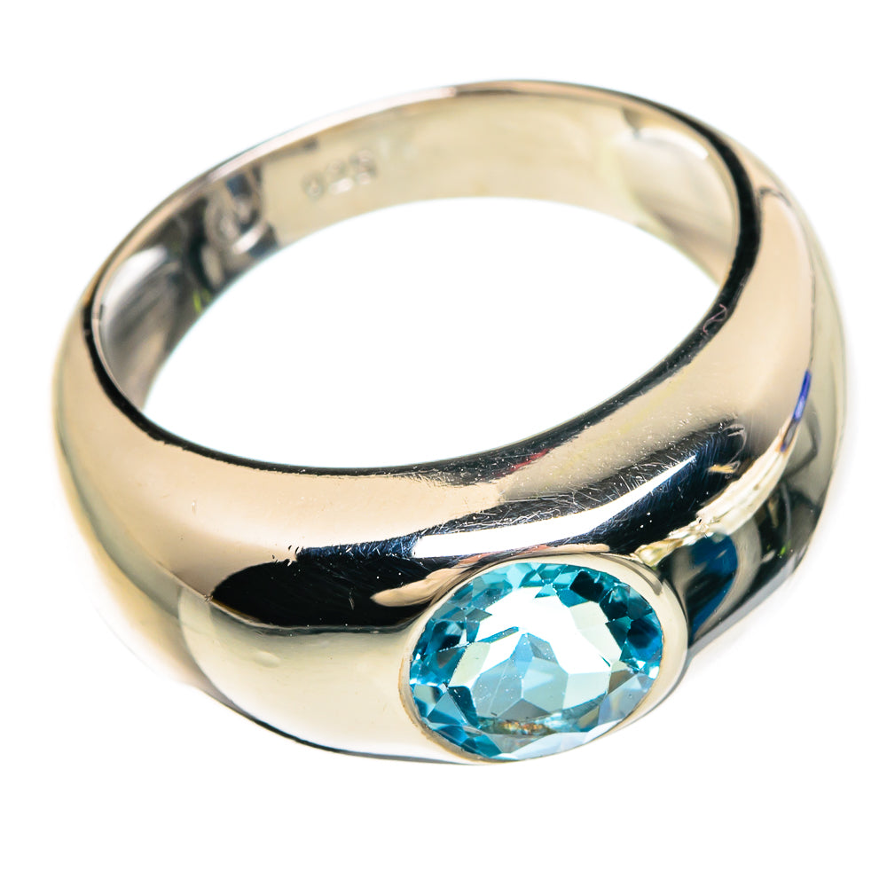 Blue Topaz Rings handcrafted by Anasilvercos - RING84886 - Photo 2