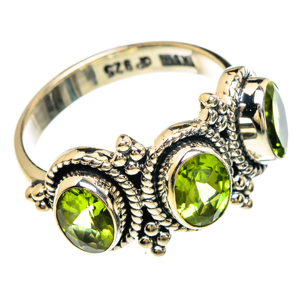 Peridot Rings handcrafted by Anasilvercos - RING84888