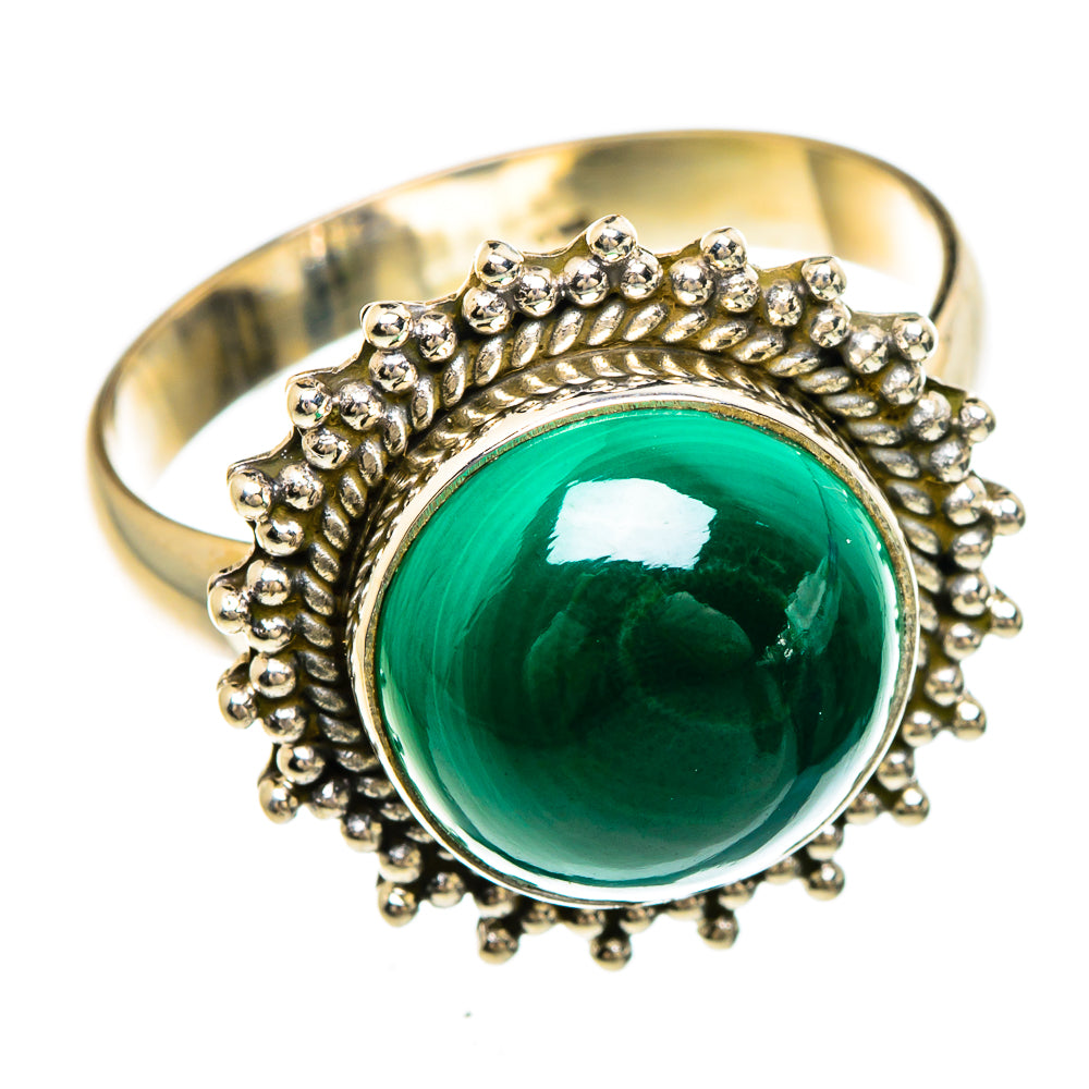 Malachite Rings handcrafted by Anasilvercos - RING84890