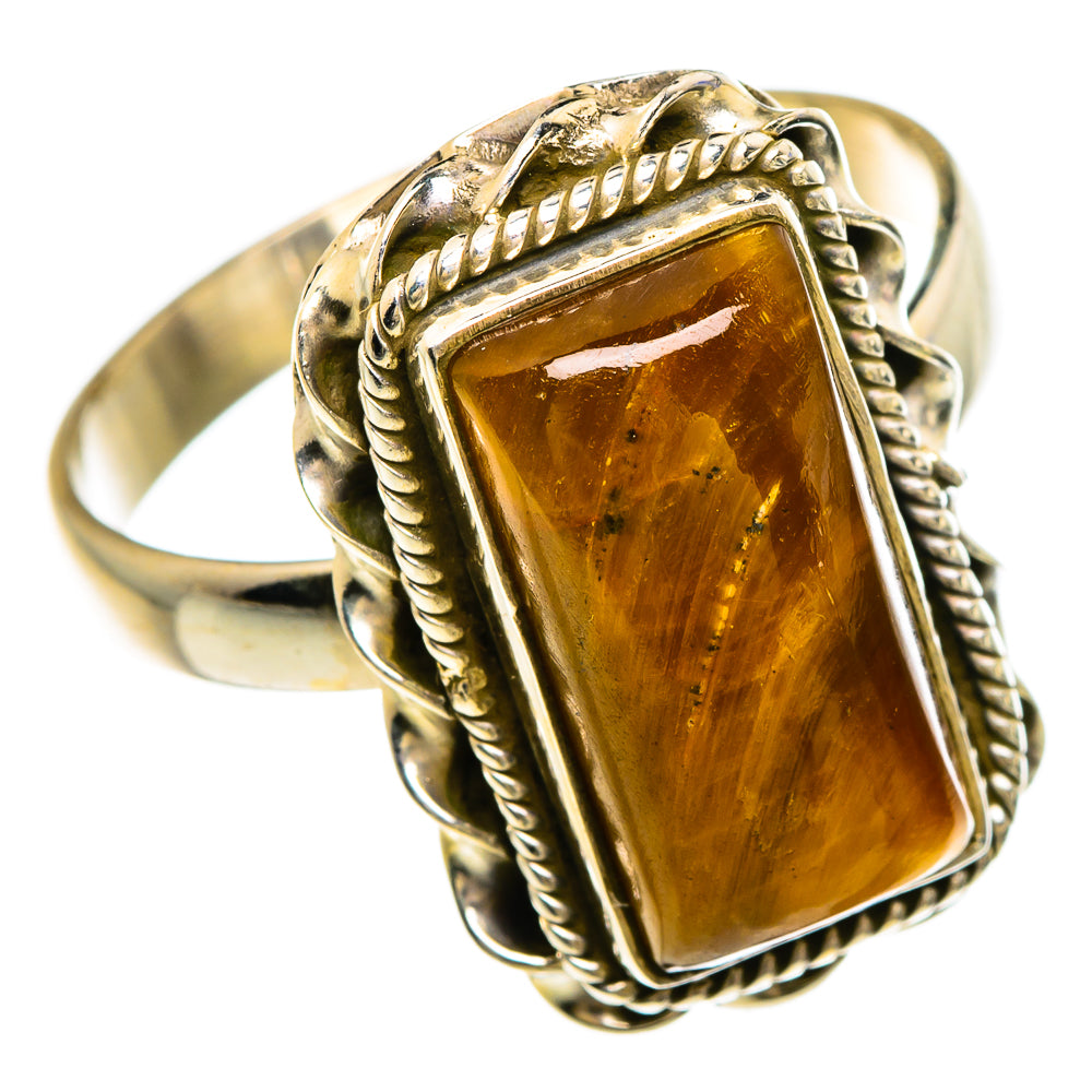 Tiger Eye Rings handcrafted by Anasilvercos - RING84895