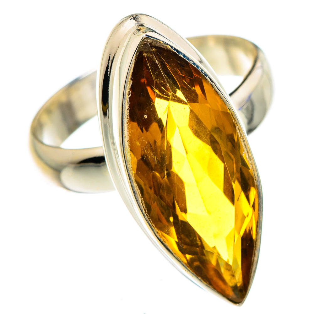 Mandarin Citrine Rings handcrafted by Anasilvercos - RING84896