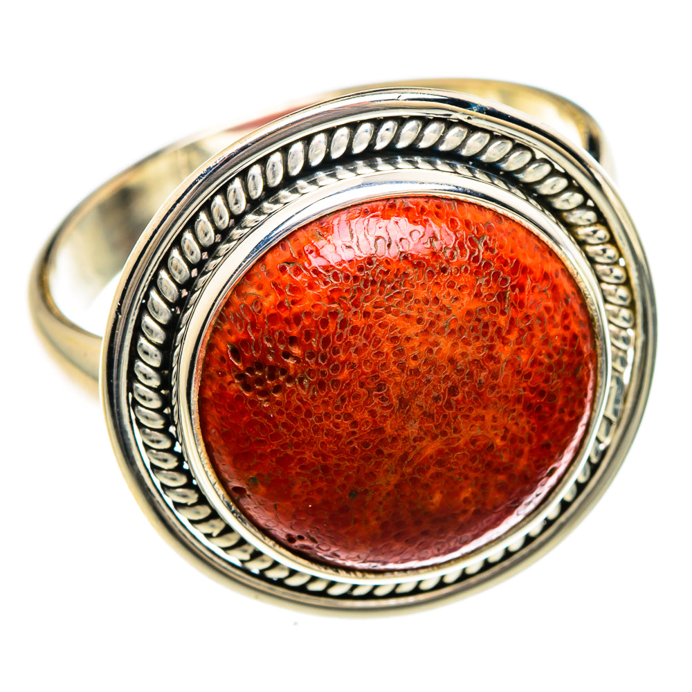 Sponge Coral Rings handcrafted by Anasilvercos - RING84898