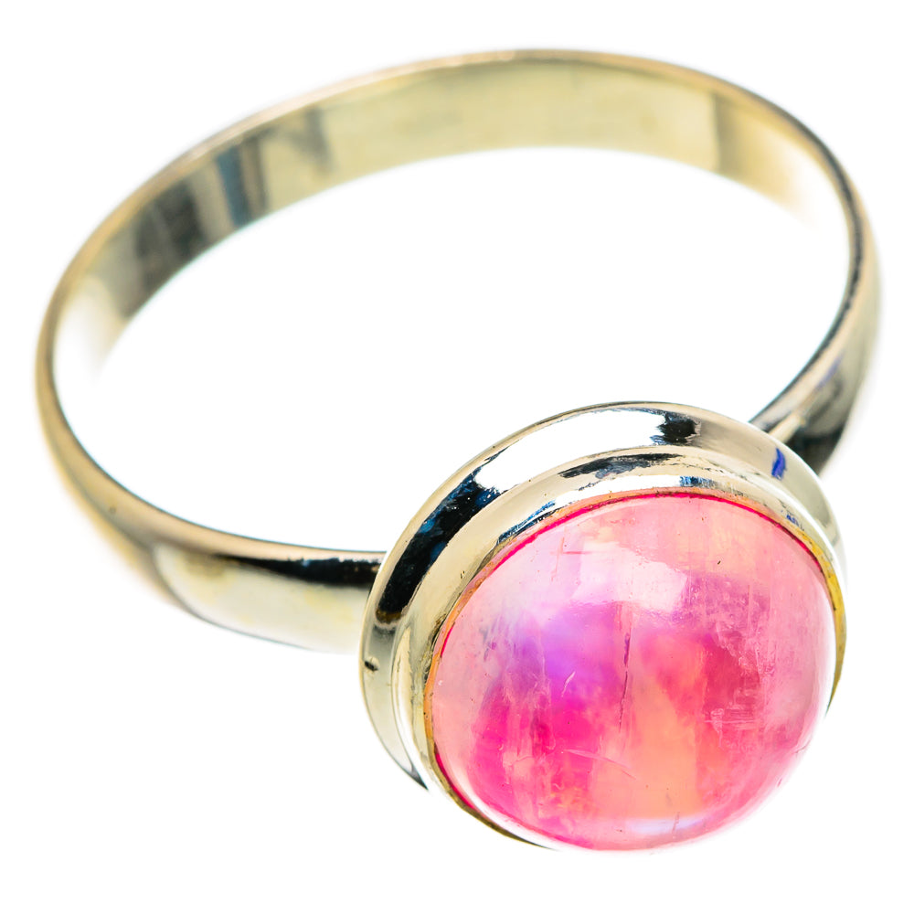 Pink Moonstone Rings handcrafted by Anasilvercos - RING84905 - Photo 2